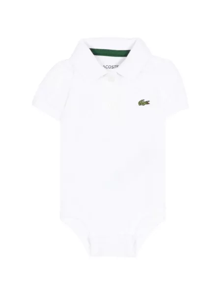 Koszulka polo dziecięca Lacoste biała
