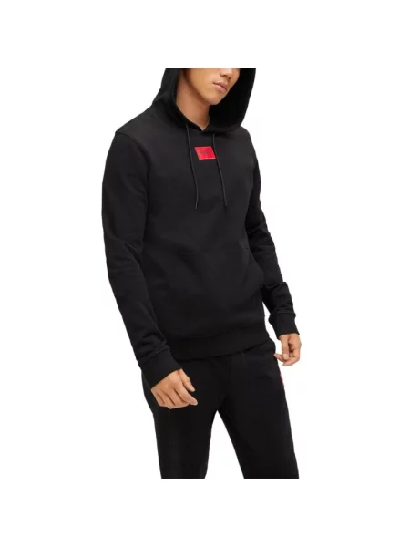 Bluza z kapturem Hugo czarna