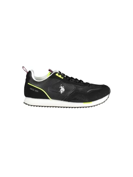 Lniana koszulka polo U.s Polo Assn. z autografem szara
