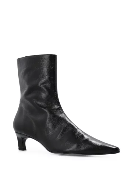 Cizme scurte Alohas din piele negru