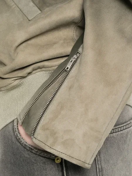 Geanta de piele Arma verde