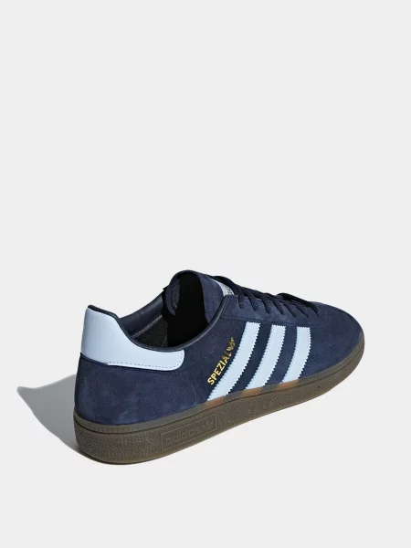 Кожаные кеды Adidas синие