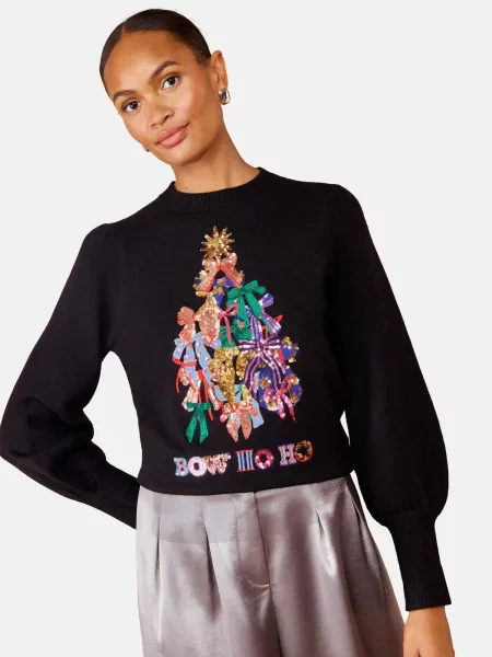 Love & roses Pulover auriu / verde / lila negru