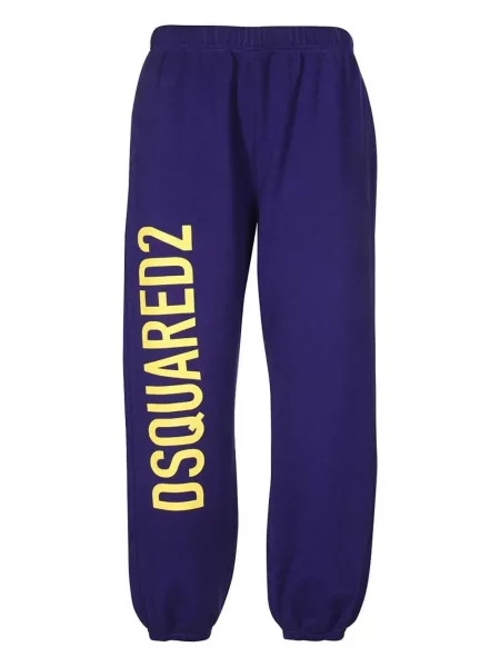 Pantaloni Dsquared2 cu imagine violet
