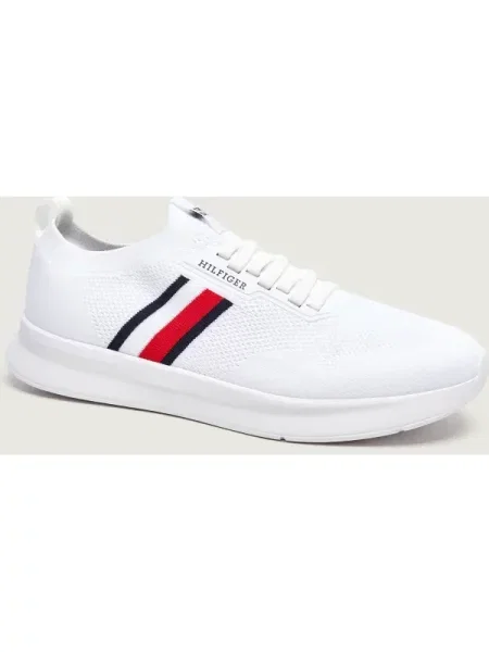 Sportcipők Tommy Hilfiger Lightweight Knitted Runner fehér
