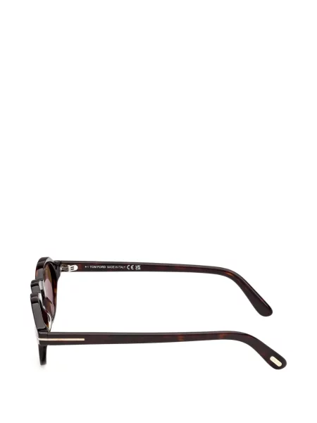 Ochelari de soare rotunzi Tom Ford Eyewear maro