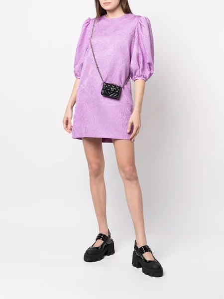 Prošívaný náhrdelník Kurt Geiger London černý