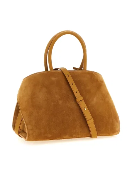Top Ferragamo zamszowy brązowy