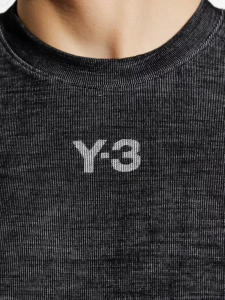 Cămașă Y-3 cu imagine gri