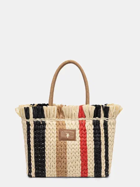 U.S. Polo Assn. torebka shopper SOMERSET beżowa