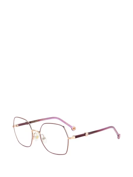 Ochelari de soare Carolina Herrera cu imprimeu geometric violet