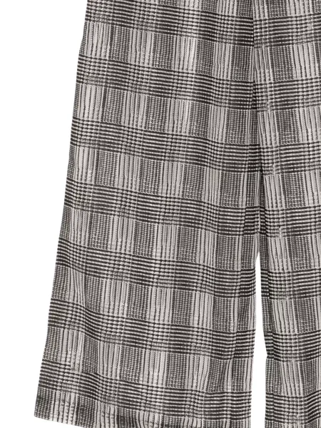 Pantaloni Quetsche în carouri negru