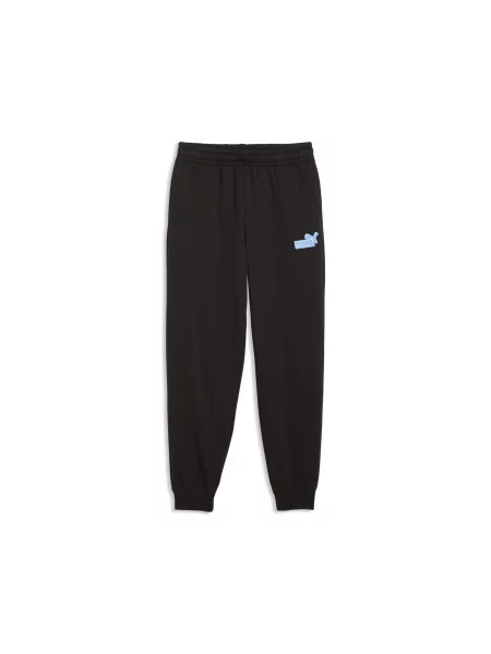 Młodzieżowe spodnie dresowe o luźnym kroju Essentials Logo Lab PUMA czarne