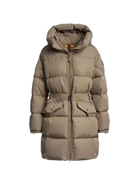 Cu centură palton Parajumpers maro