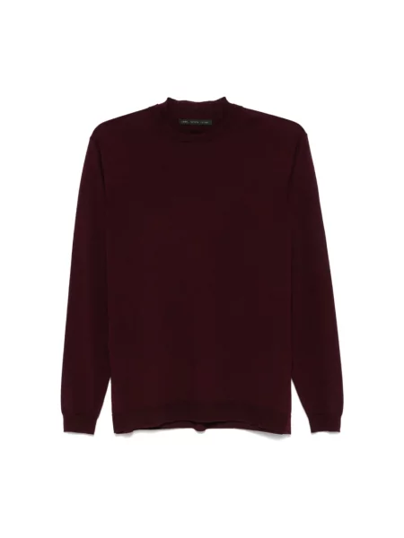 Sweter Low Brand wełniany czerwony