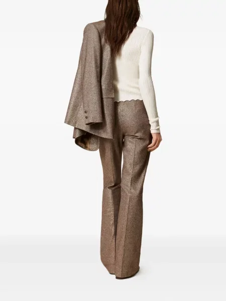 Pantaloni Twinset maro