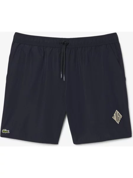 Kąpielówki Lacoste Diamond Logo S czarne