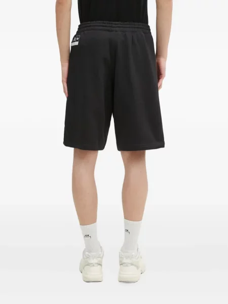 Pantaloni scurți Adidas cu broderie negru