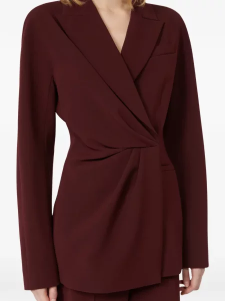 Sacou Max Mara din crep roșu