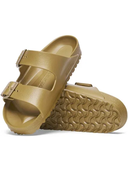 Dámske Zlaté šľapky Birkenstock Arizona Eva Narrow modrá