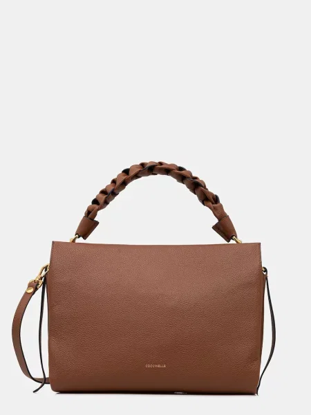 Шкіряна сумочка Coccinelle E1 19 02 01 фіолетовий