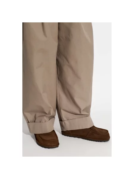 Półbuty Birkenstock koronkowe brązowe