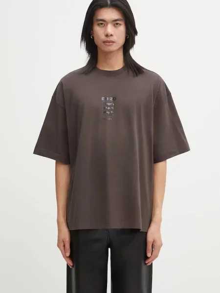 VETEMENTS tricou din Bats Logo Regular cu imprimeu maro