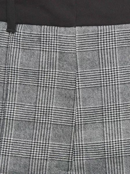 Pantaloni Allsaints în carouri gri