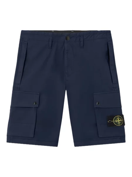 Bermudy Stone Island z kamieniami niebieskie