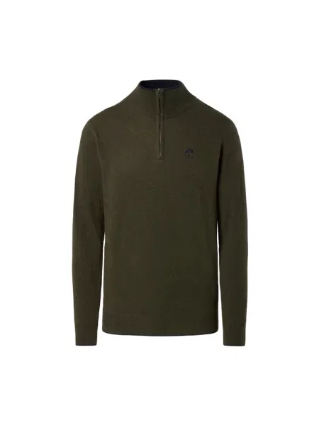 Sweter North Sails wełniany zielony