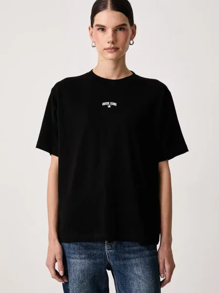 Guess Jeans T-shirt γυναικείο μαύρο