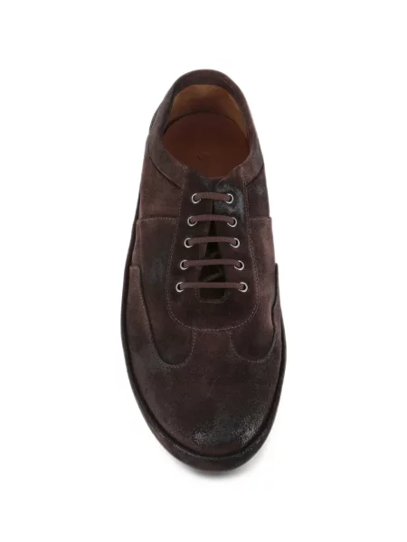 Sneakerși Marsell din piele de căprioară maro