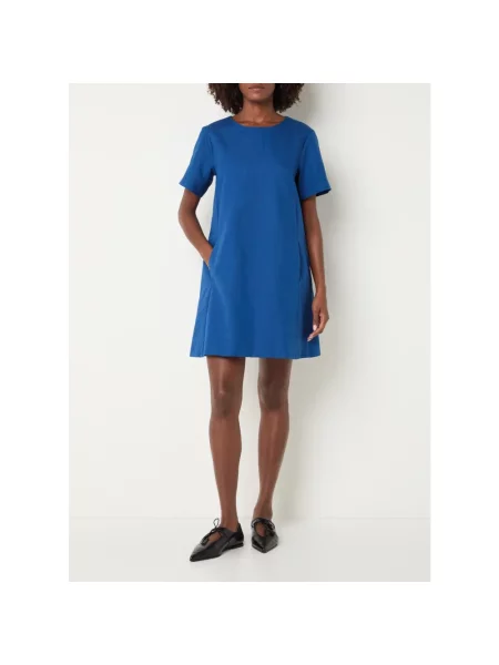 Weekend Max Mara Sukienki Kobieta L Wkdaloa Dress niebieski