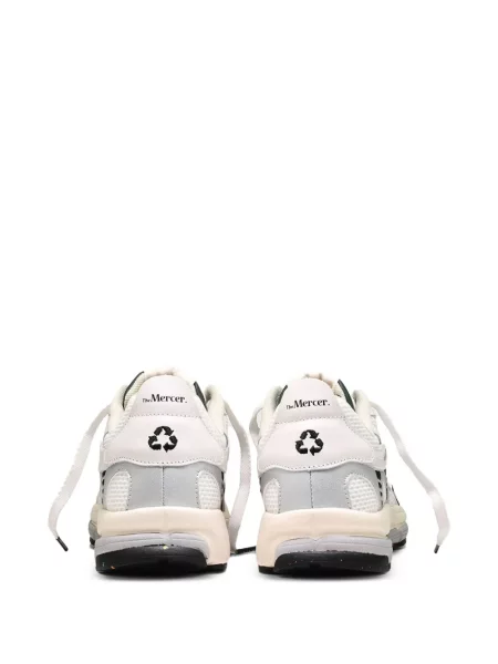Sneakerși Mercer cu șireturi din dantelă alb