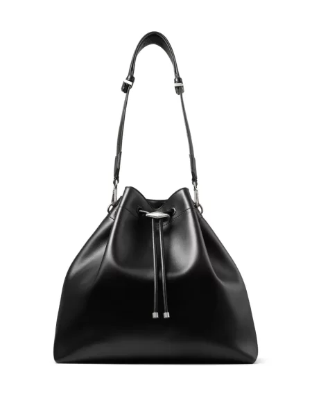 Geantă bucket Jimmy Choo din piele negru