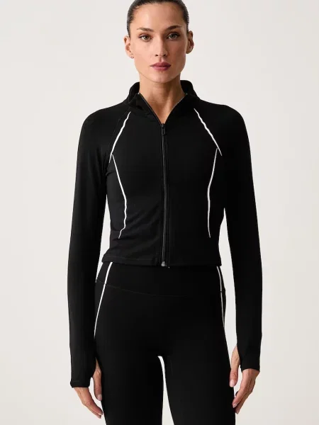 Under Armour rozepínací mikina Meridian Contour černá