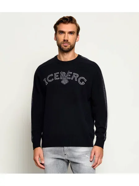 Iceberg De lână pulover | Iceberg x Looney Tunes negru