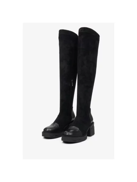 Ботфорты Estro черные