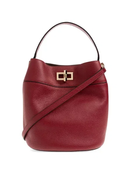 Geantă shopper Furla din piele roșu