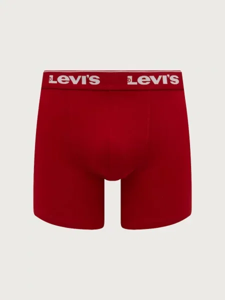 Levi's bokserki z bawełną czerwone