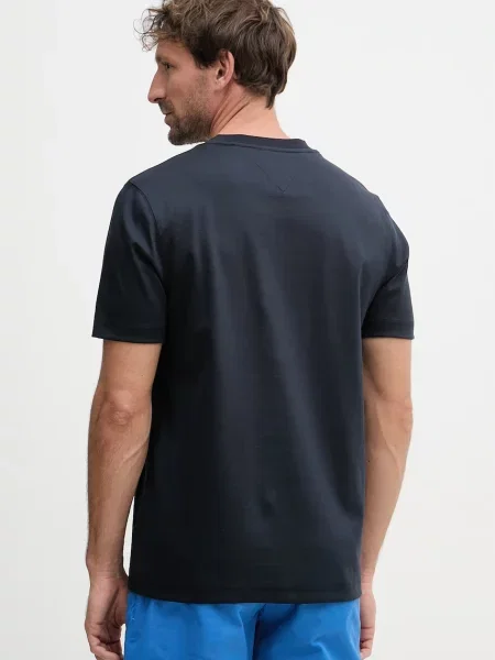 Tommy Hilfiger T-shirt z bawełną granatowa