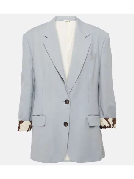 Sacou Brunello Cucinelli albastru