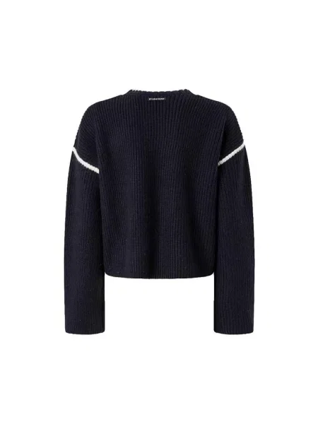 Sweter Pinko wełniany niebieski