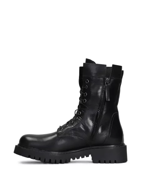 Botine Julie Dee din piele negru