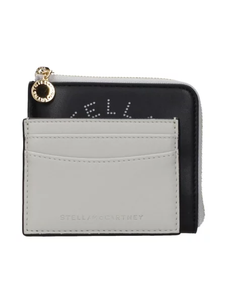 Portfel Stella Mccartney z logo czarny