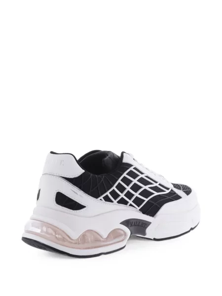 Sneakerși Mallet plasă alb