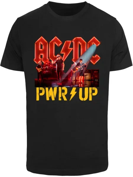 Merchcode Póló ACDC PWRUP Stage Lights' fekete