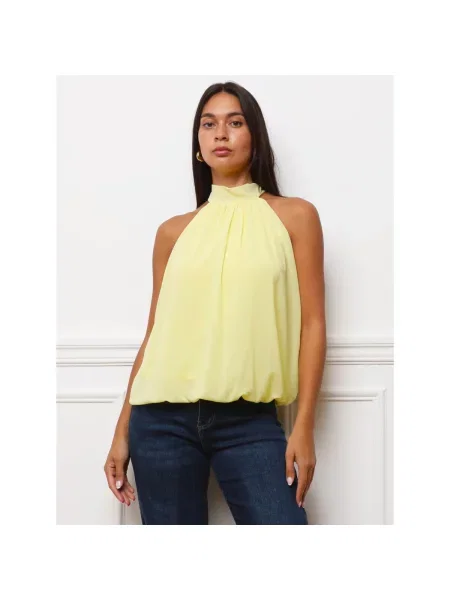 Top La Modeuse galben