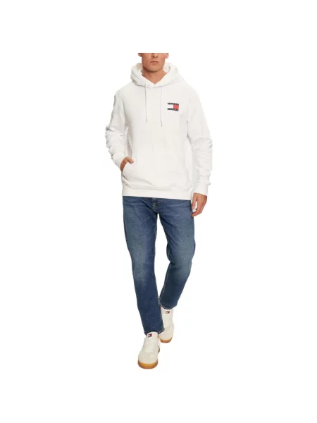 Tommy Hilfiger mikina s kapucí modrá