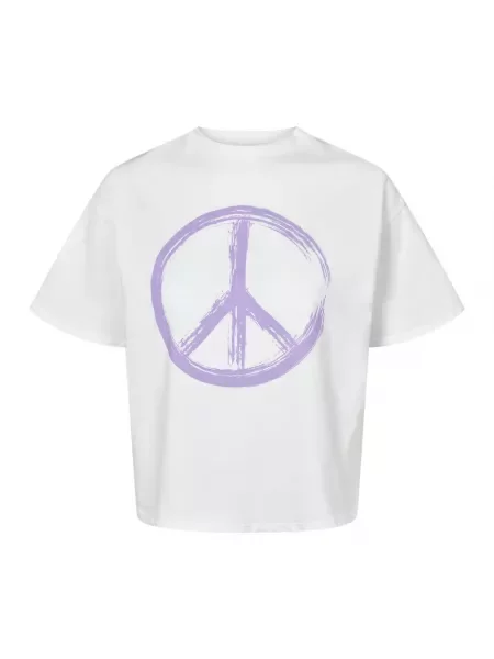 Koszulka American Dreams o krotszym kroju biała